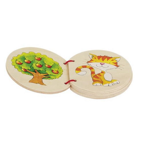צעצועי עץ GOKI  ספרון עץ 58604A