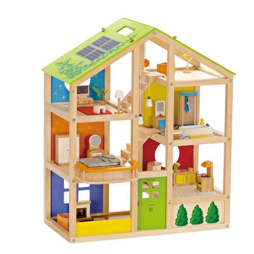 HAPE בית בובות ענק E3401 צעצועי עץ