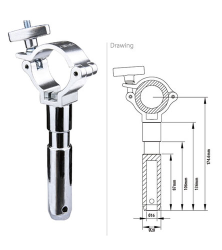  kupo KCP-904 חבק למוט בקוטר 28 מ״מ BURGER STUD COUPLER