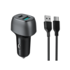 מטען לרכב QC18W+PD20W+כבל Miracase Type-C