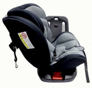 כיסא בטיחות LIDO ISOFIX מבית DEFENDER צבע אפור בהיר מלאנז'