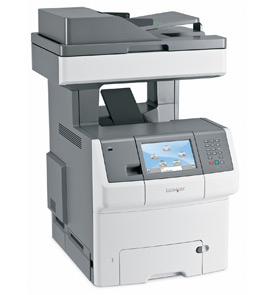 מדפסת לייזר צבעונית משולבת LEXMARK X734DE לקסמרק