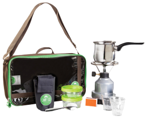 CAMP&GO ערכת קפה בתיק שקוף