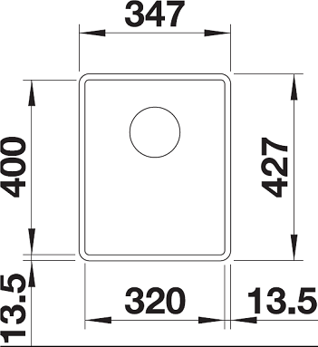 כיור מטבח סבליין BLANCO 320-F