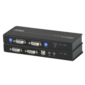 ATEN USB DVI Dual View Cat 5 KVM Extender CE604