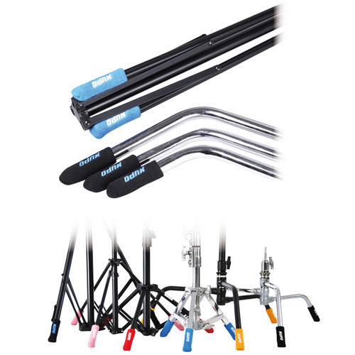 KS-0412OG KUPO סט 3 מגיני רגליים לחצובה בצבע כתום STAND LEG PROTECTOR SET
