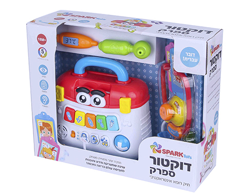 דוקטור ספרק ערכת רופא דוברת עברית- SPARKtoys