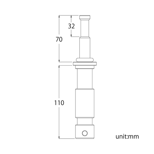 KUPO  KS-200 base C-stands מתאם בייבי פין JUNIOR TO BABY ADAPTER