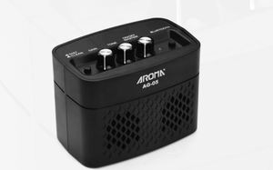 מגבר נייד עם BLUETOOTH לגיטרה חשמלית AG-05 בצבע שחור מבית Aroma