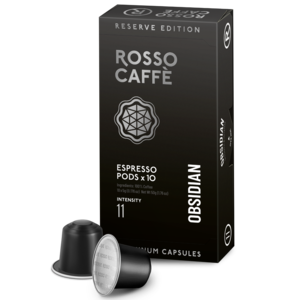 10 קפסולות אלומיניום rosso caffe Obsidian חוזק 11