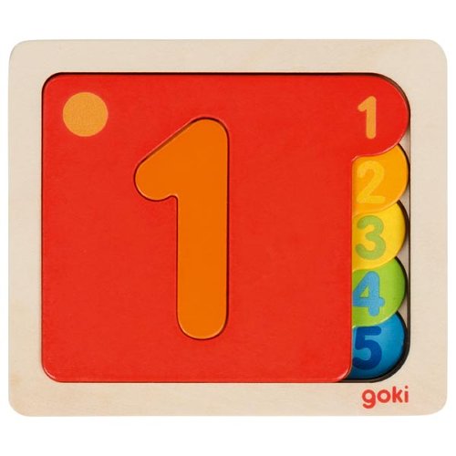 GOKI פאזל מספרים לגיל הרך 57410