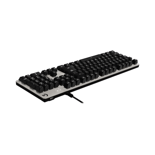 מקלדת מכאנית ומוארת לגיימרים Logitech G413 כסף