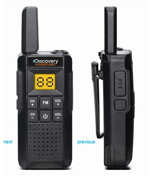 זוג מכשירי קשר מיקצועים Discovery DS-PRO