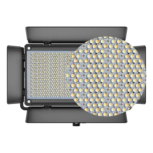 קיט 2 פנסי לד צבעוני RGB לאולפן GVM-1500D