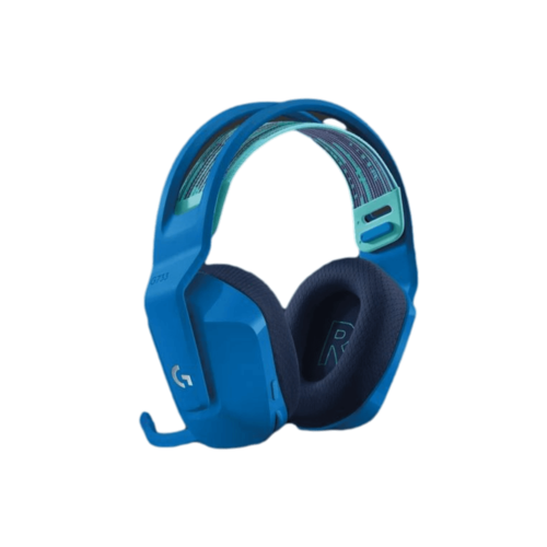 אוזניות גיימינג אלחוטיות מבית LOGITECH דגם G733 LIGHTSPEED RGB HEADSET בצבע כחול 
