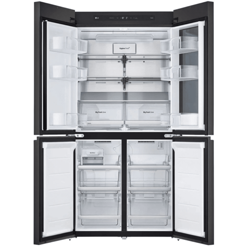 מקרר 4 דלתות 632 ליטר LG אל ג’י GR-729BINS זכוכית בז’