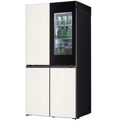מקרר 4 דלתות 632 ליטר LG אל ג’י GR-729BINS זכוכית בז’