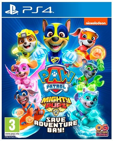 PS4 PAW Patrol Mighty Pups Save Adventure Bay 