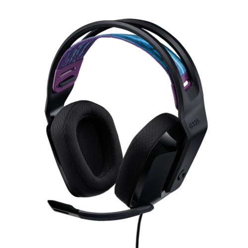 אוזניות גיימינג חוטיות LOGITECH G335 בצבע שחור
