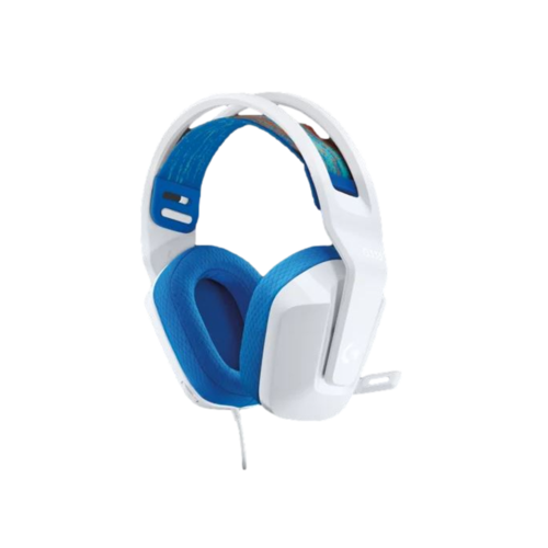 אוזניות גיימינג חוטיות LOGITECH G335 בצבע לבן