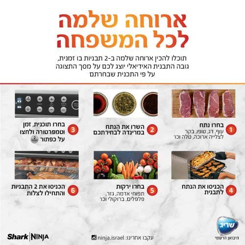 ‏טוסטר אובן Ninja DT203 נינג'ה