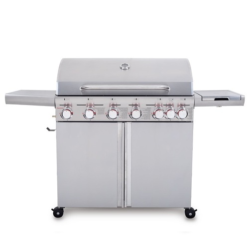 גריל גז פרימיום 6 מבערים + כירת צד,77.000 BTU פירלס KYQ-6S