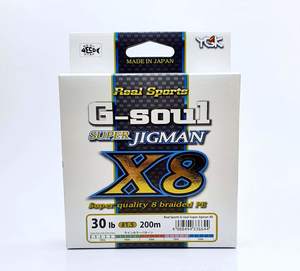  YGK G-SOUL SUPER JIGMAN X8 200M PE-1.5 חוט בד לג