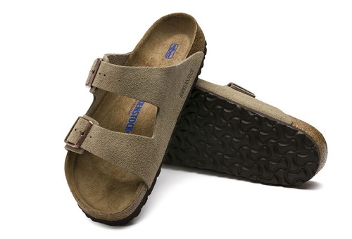 כפכפי בירנקשטוק לגברים Arizona Soft Footbed Taupe