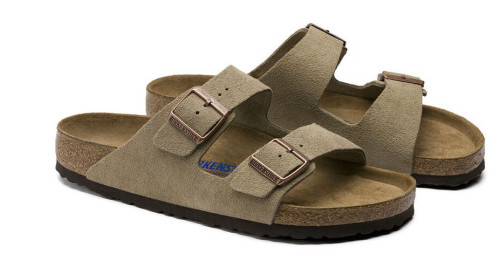 כפכפי בירנקשטוק לנשים Arizona Soft Footbed Taupe