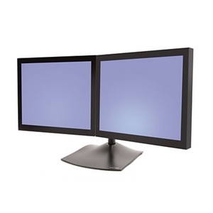מעמד שולחני לשני מסכי מחשב Ergotron E-33-322-200 DS100 Dual-Monitor Desk Stand Horizontal