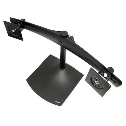 מעמד שולחני לשני מסכי מחשב Ergotron E-33-322-200 DS100 Dual-Monitor Desk Stand Horizontal