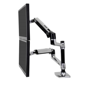 זרוע ארגונומית לזוג מסכי מחשב – Stacking Arm E-45-248-026
