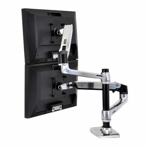 זרוע ארגונומית לזוג מסכי מחשב – Stacking Arm E-45-248-026
