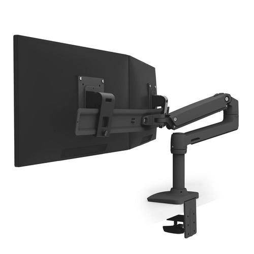זרוע שולחנית לזוג מסכים Ergotron E-45-489-224