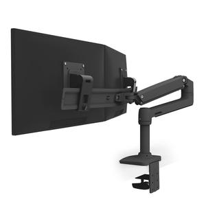 זרוע שולחנית לזוג מסכים Ergotron E-45-489-224