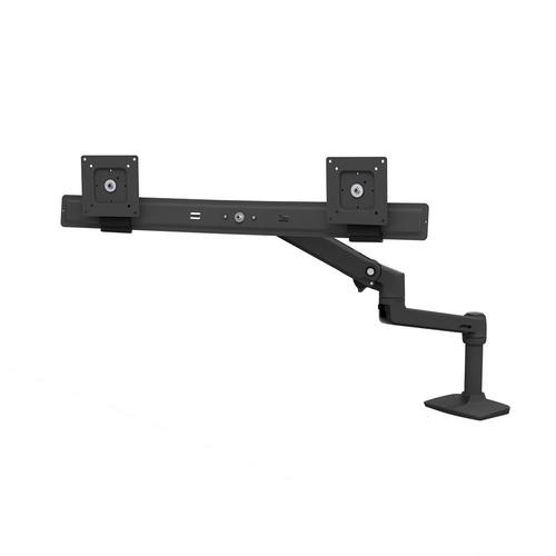 זרוע שולחנית לזוג מסכים Ergotron E-45-489-224