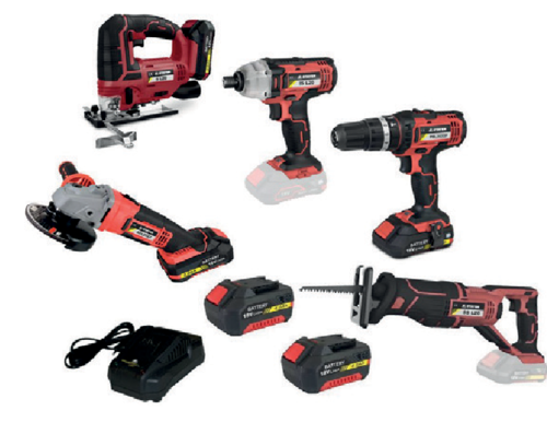 סט 5 כלים STAYER 18V