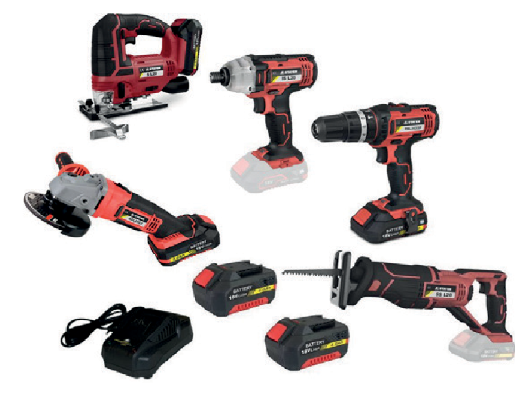 סט 5 כלים STAYER 18V