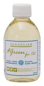 מדלל *לא רעלני* לצבעי שמן 250 מ"ל GREEN FOR OIL  