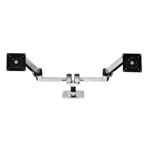 זרוע מפרקית שולחנית LX לזוג מסכים Ergotron E-45-245-026/E-45-245-224