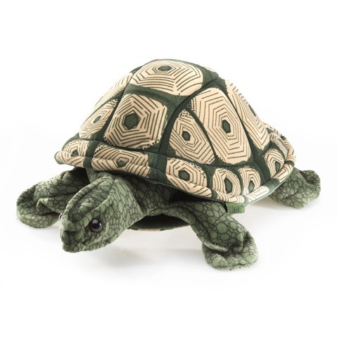 FOLKMANIS צב יבשה 2181 TORTOISE PUPPET