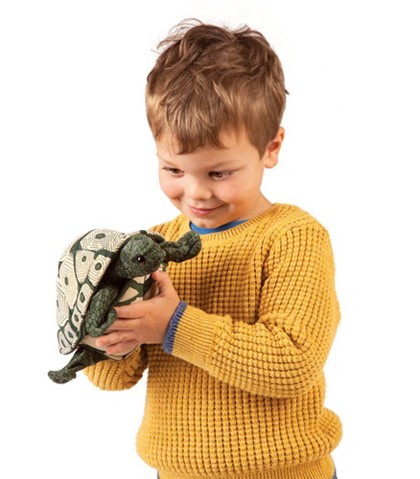 FOLKMANIS צב יבשה 2181 TORTOISE PUPPET