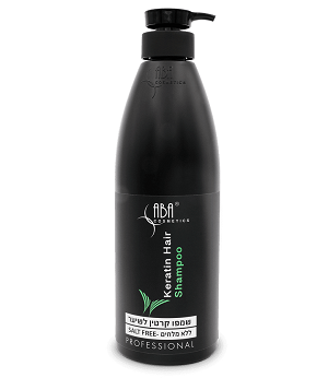 שמפו קרטין ללא מלחים ABA Cosmetics לשיער ולקרקפת – 1 ליטר