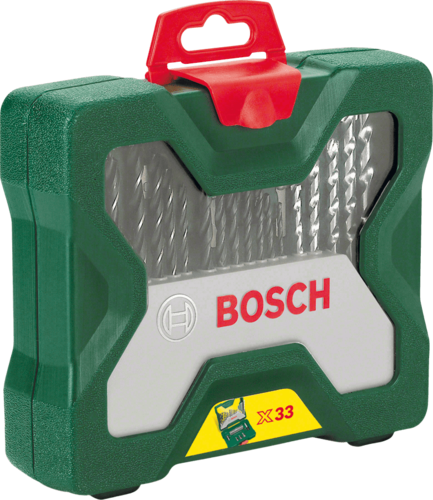 סט 33 ביטים ומקדחים במזוודה BOSCH X-line 2607019325