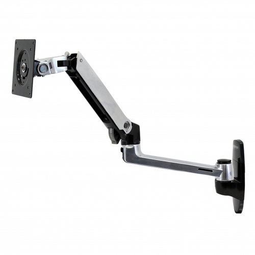 זרוע מפרקית למסך מחשב חיבור לקיר Ergotron LX Wall Mount Arm אלומניום