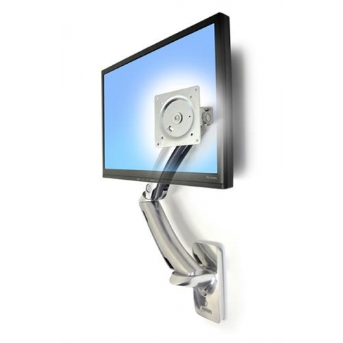 זרוע מפרקית למסך מחשב חיבור לקיר Ergotron MX Wall Mount LCD אלומניום