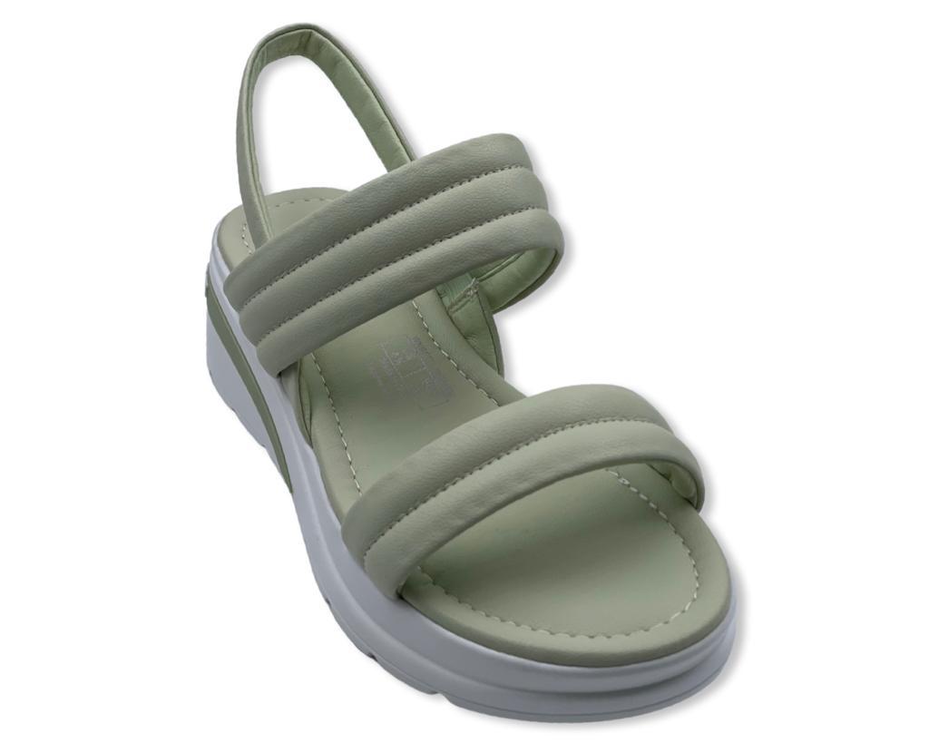 סנדל פלטפורמה לנשים בצבע ירוק מנטה 36-41 NINE WEST