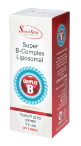 B-COMPLEX ליפוזומלי | סירופ ליפוזומלי ויטמינים | בטעם רימון | מכיל 250 מ"ל | סנסי טבע | Sensi Teva