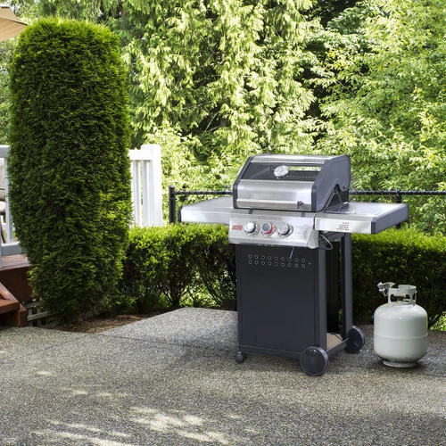 מנגל גז נירוסטה 2+1 להבות