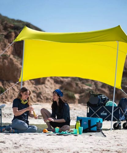אוהל חוף- ציליית חוף 2.80X2.80 OUTDOOR SOLEY